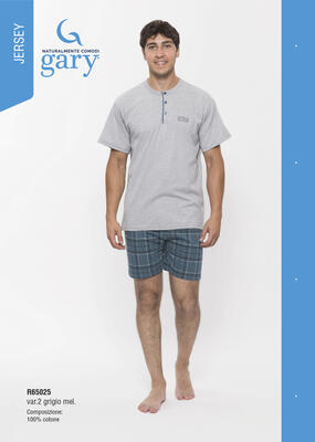 PIGIAMA UOMO M/M R65025 Tellini S.r.l. Ingrosso Abbigliamento